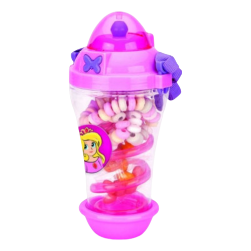 Coupelle de bonbons rose - 27g
