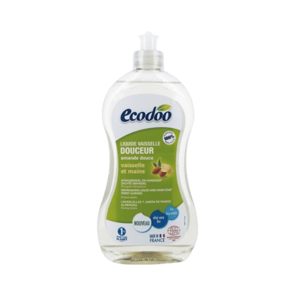 Liquide vaisselle amande douce bio - 500ml - Écodoo