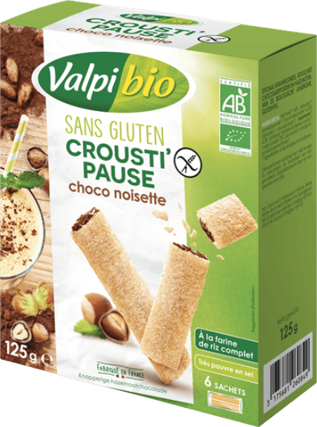 Gaufrettes choco noisette bio - 125g