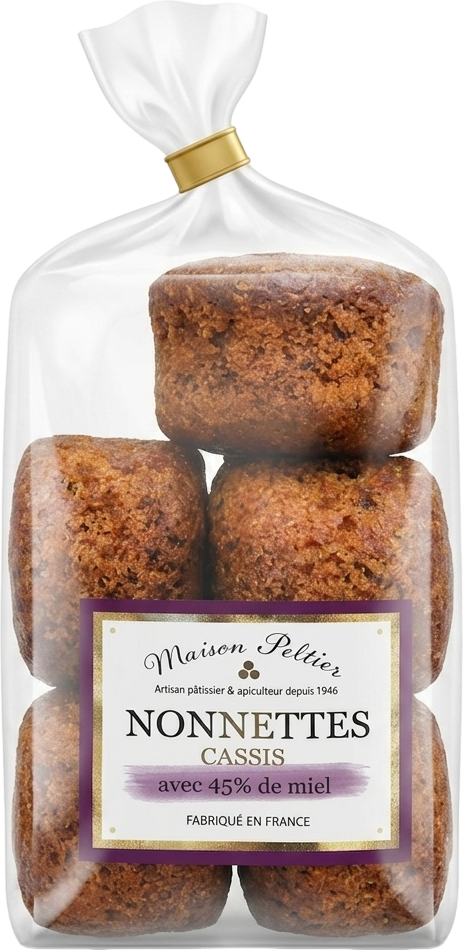Nonnettes au miel et cassis - 160g