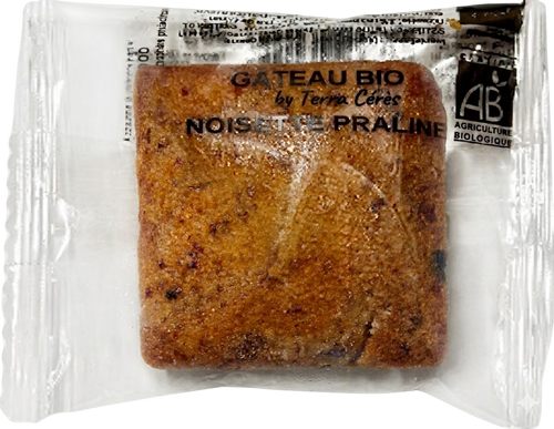 Gâteau bio praline noisette - 30g