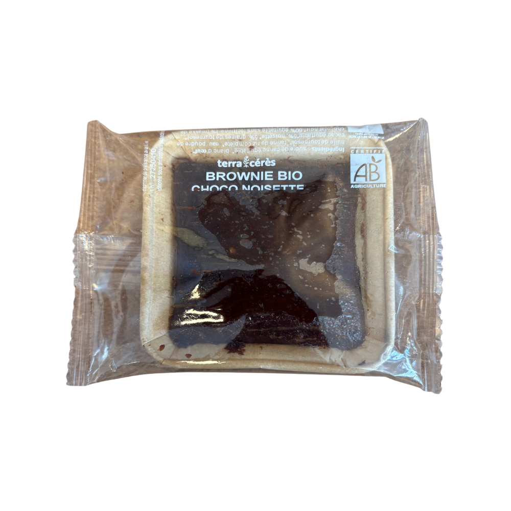 Brownie chocolat noisette bio - 75g