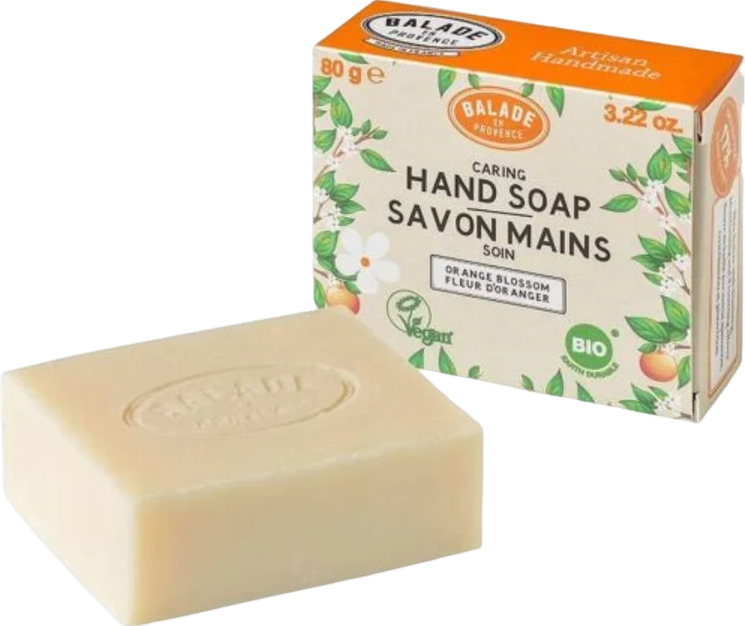 Savon main à la fleur d'oranger bio - 80g