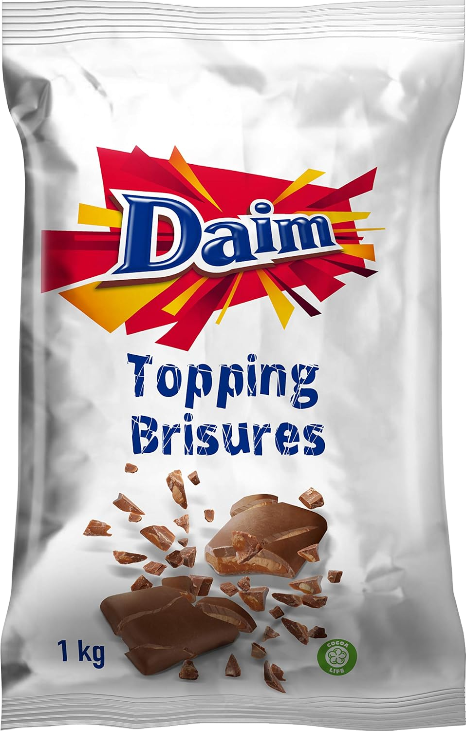 Brisures au chocolat au lait et éclats de caramel - 1kg