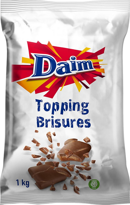 Brisures au chocolat au lait et éclats de caramel - 1kg