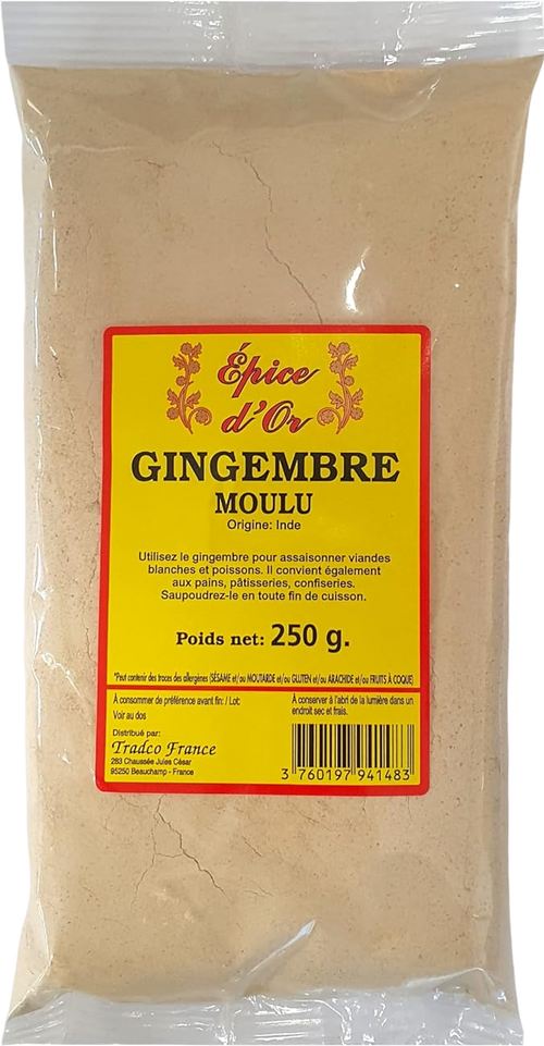 Gingembre Moulu en sachet - 250g
