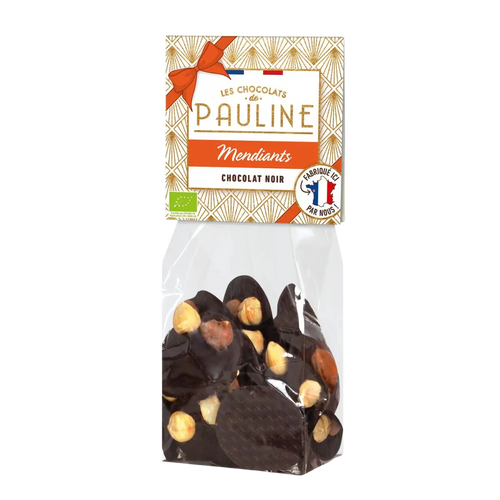 Sachet de mendiants au chocolat noir - 125g - Les chocolats de Pauline