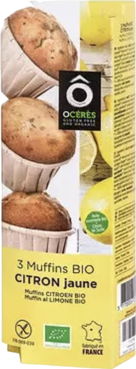 3 Mini Muffin BIO Citron 45G (135G) - Bio