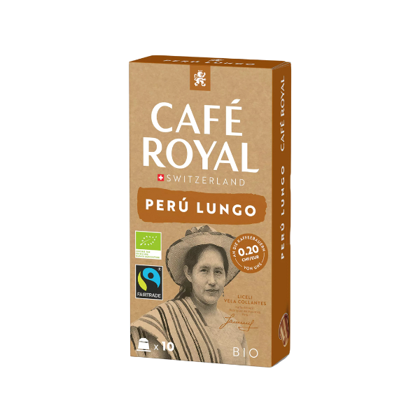 Café lungo Pérou bio intensité 5 - 10 capsules compatibles Nespresso