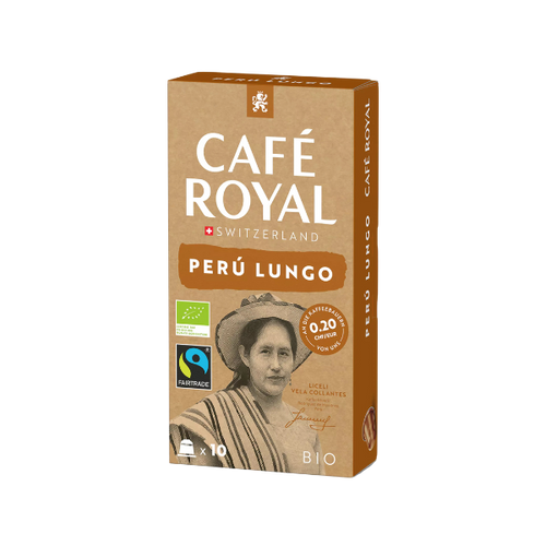 Café lungo Pérou bio intensité 5 - 10 capsules compatibles Nespresso