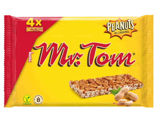 Barres de céréales cacahuètes caramel - x4 (160g)