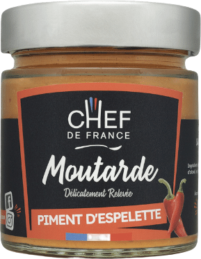 Moutarde au piment d'Espelette - 190g