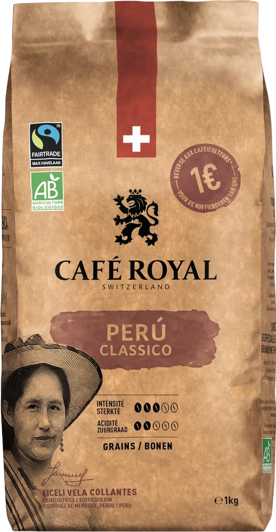 Café en grains Peru Classico bio - 1kg