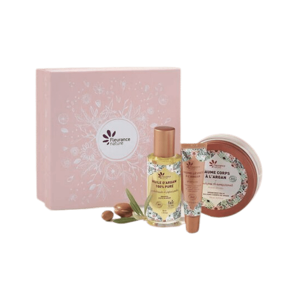 Coffret de produits à l'argan bio - Fleurance Nature
