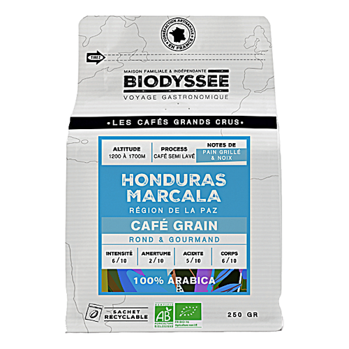 Café grain grand cru Honduras Marcala bio - 250g