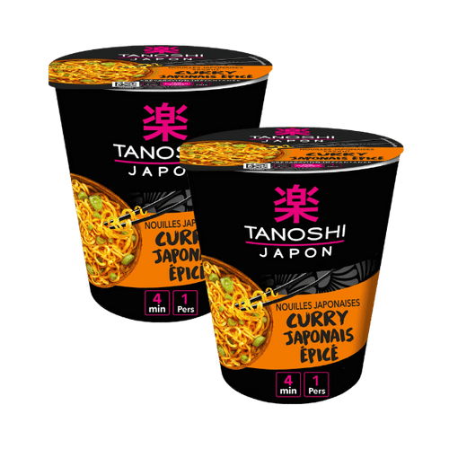 Cup nouilles curry épicé - 2x65g