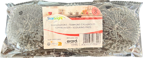 tampons métallique x3