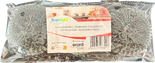tampons métallique x3