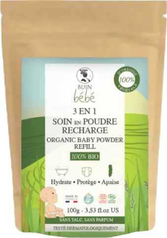 Poudre de soin pour bébé 3-en-1 - 100g