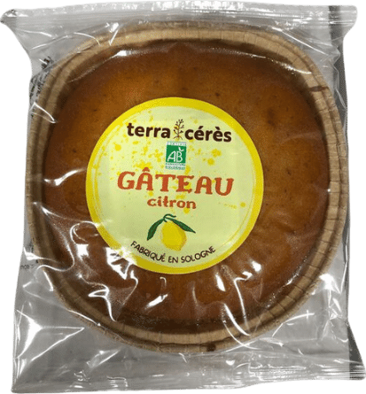 Gâteau au citron sans gluten bio - 170g