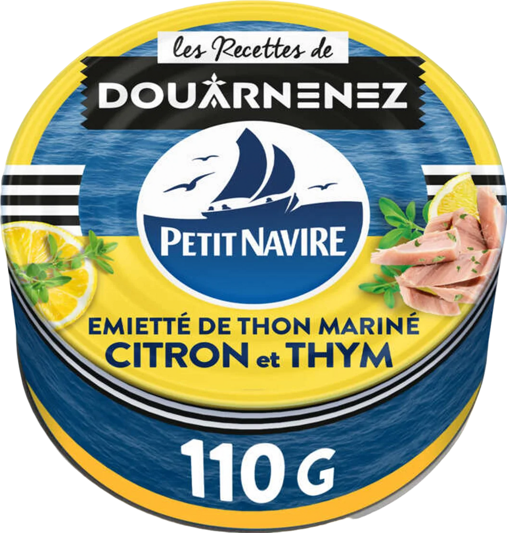 Émietté de thon mariné citron & thym - 180g