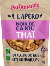 Noix de cajou grillées saveur Thaï Bio - 90g