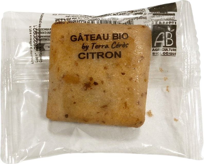 Gâteau amande citron bio - 30g
