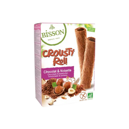 Biscuits Fourrés Crousty Roll Chocolat Noisettes Bio -125g