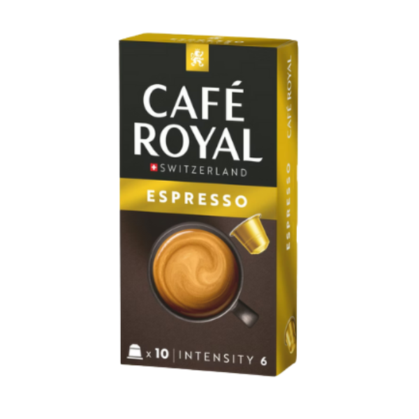Café espresso intensité 6 - 10 capsules compatibles Nespresso