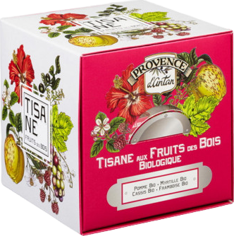 Tisane aux fruits des bois bio - 24 sachets