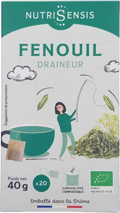 Infusion fenouil bio - 20 sachets