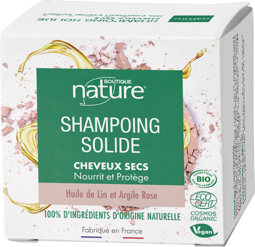 Shampoing solide cheveux secs bio - 80ml