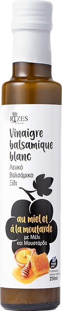 Vinaigre balsamique blanc miel et moutarde - 250ml