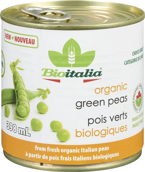 Petits pois verts bio - 398ml