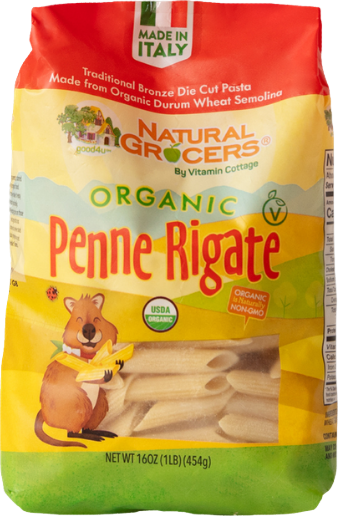 Pâtes penne rigate bio - 454g
