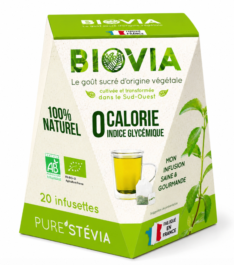 Infusion à la stévia bio - 20 infusettes