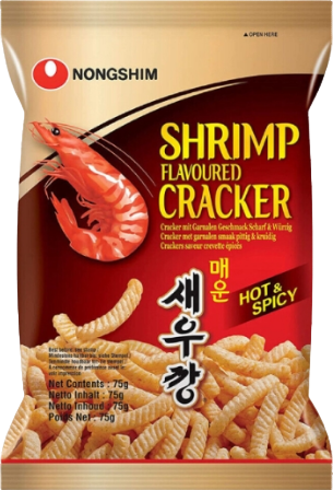 Crackers saveur crevette - 75g