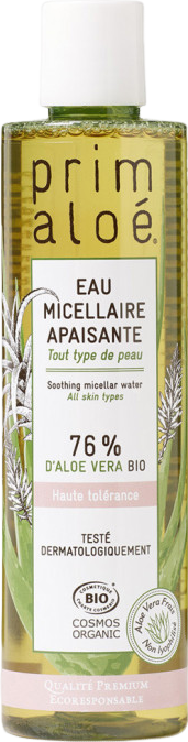 Eau micellaire apaisante aloé vera bio - 250ml