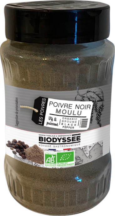 Poivre noir moulu - 160g