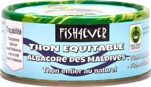 Thon albacore entier au naturel - 160g