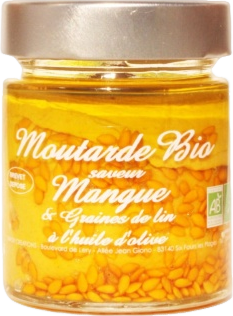 Moutarde Mangue Graines de Lin Bio - 130g