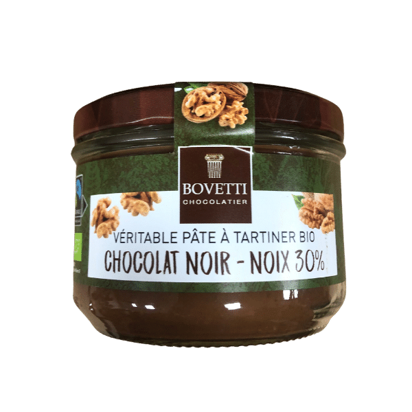 Pâte à tartiner aux noix 31% et chocolat noir bio - 200g