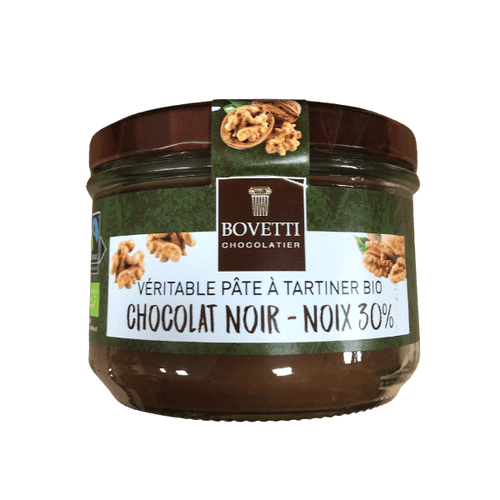 Pâte à tartiner aux noix 31% et chocolat noir bio - 200g