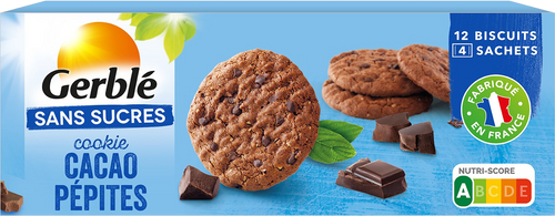 Cookies cacao pépites - 130g