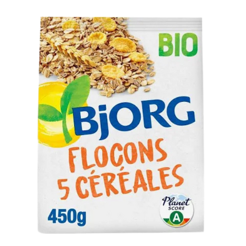 Flocons 5 céréales bio - 450g
