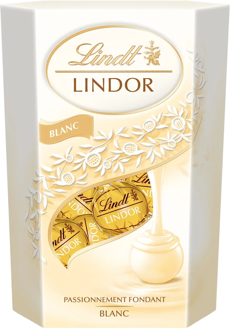 Bonbons au chocolats blancs lindor - 200g