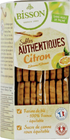 Biscuits citron bio – 183 g