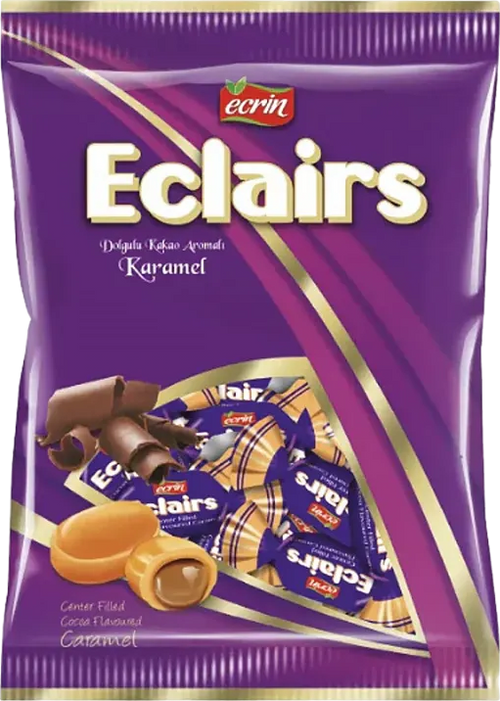 Friandises au caramel avec un coeur au chocolat au lait - 200g