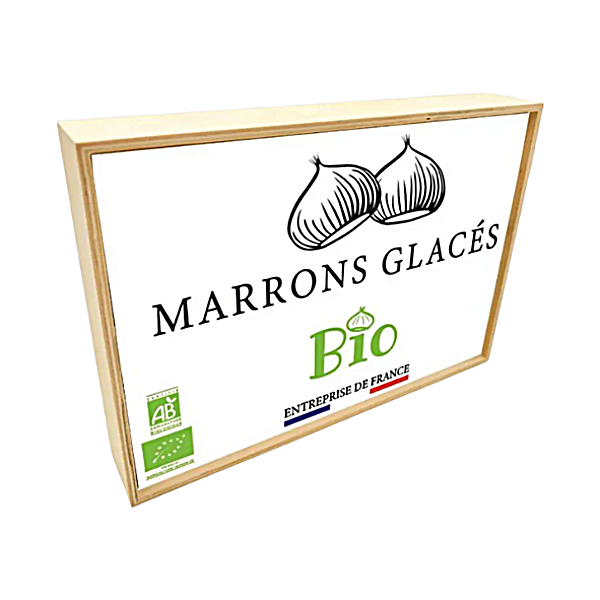 Coffret de 8 marrons glacés Bio - 130 g