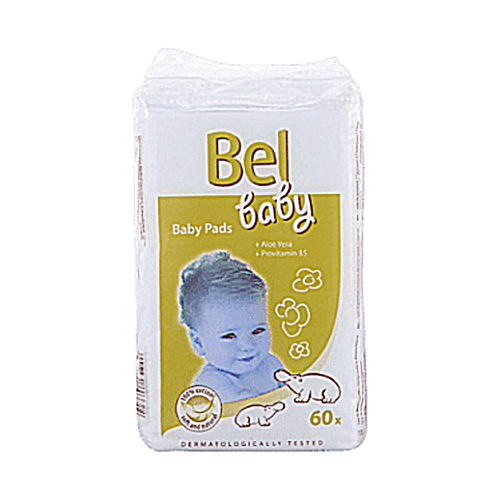 Maxi carrés pour bébé 100% coton - 60 unités